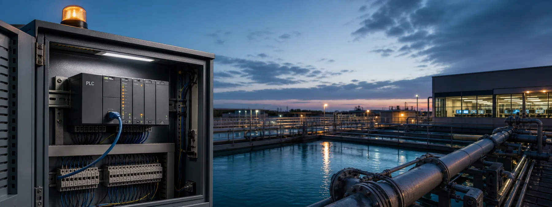 Editorial image of water infrastructure controls under remote-access review