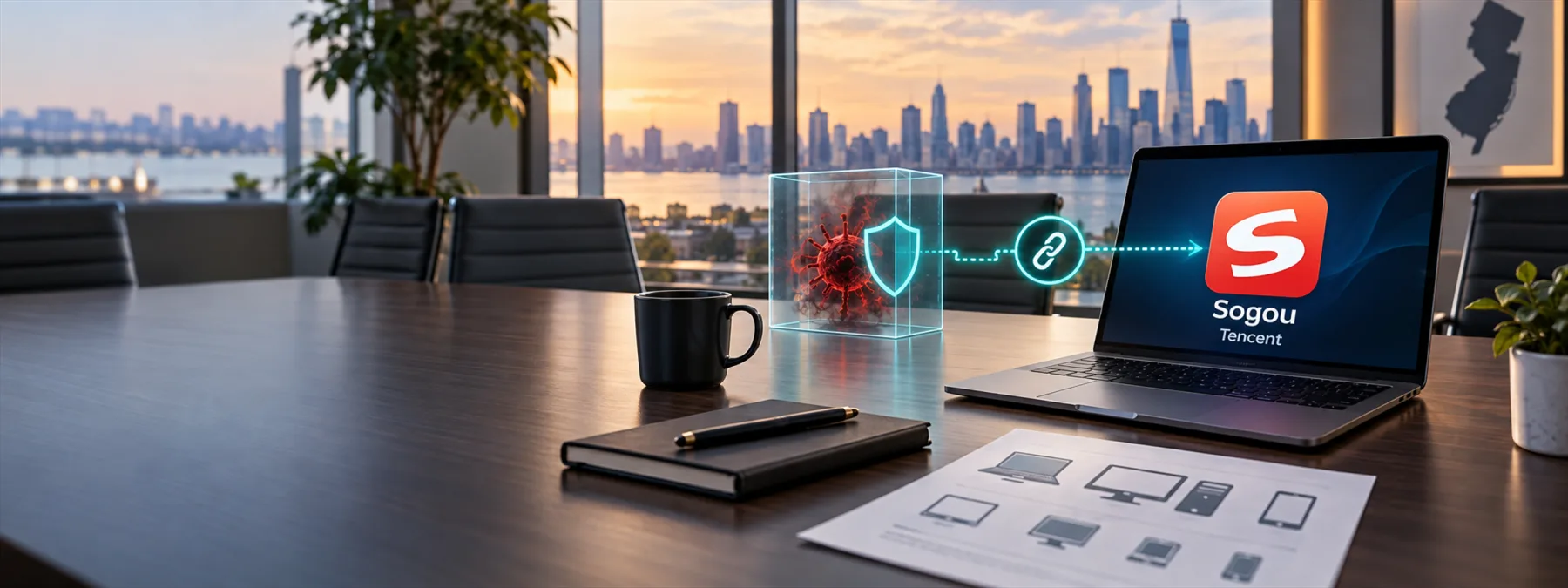 Editorial image of an endpoint software inventory review focused on helper apps, embedded browsers, and custom protocol handlers.