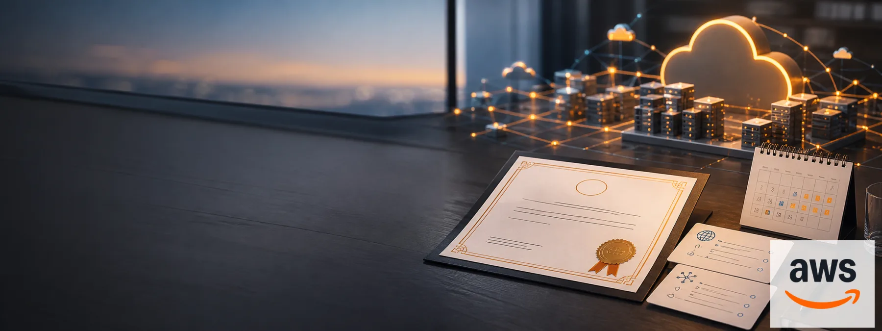 Editorial image of AWS certificate renewal moving from email approval to DNS validation ownership.