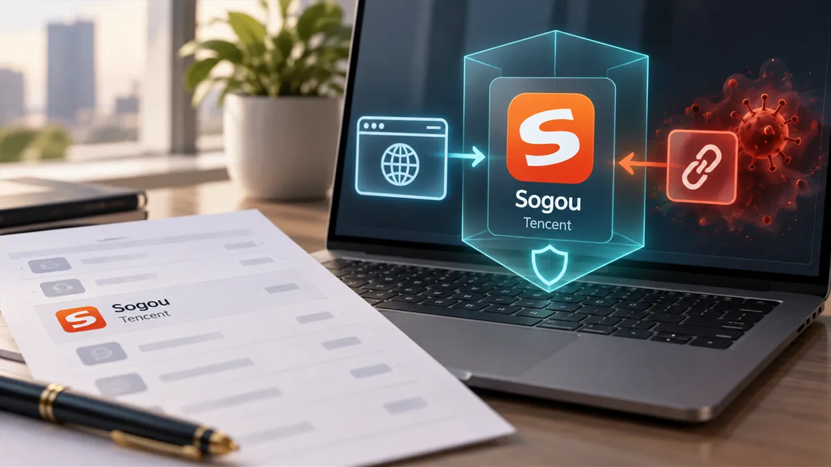 Editorial image of an endpoint software inventory review focused on helper apps, embedded browsers, and custom protocol handlers.