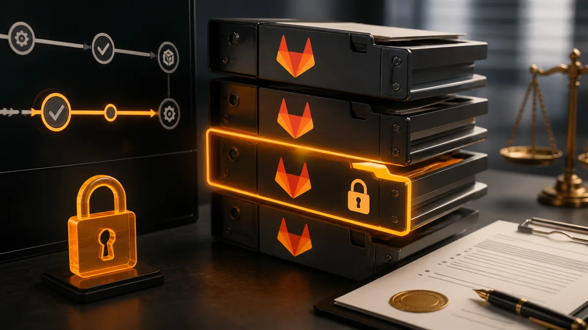 Business owner reviewing GitLab repository ownership and CI/CD security
